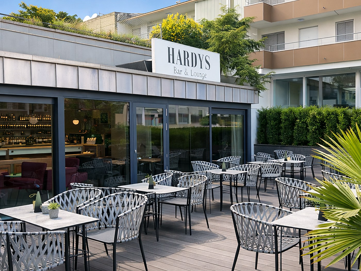 Sonnenterrasse des Hardys in Kloten